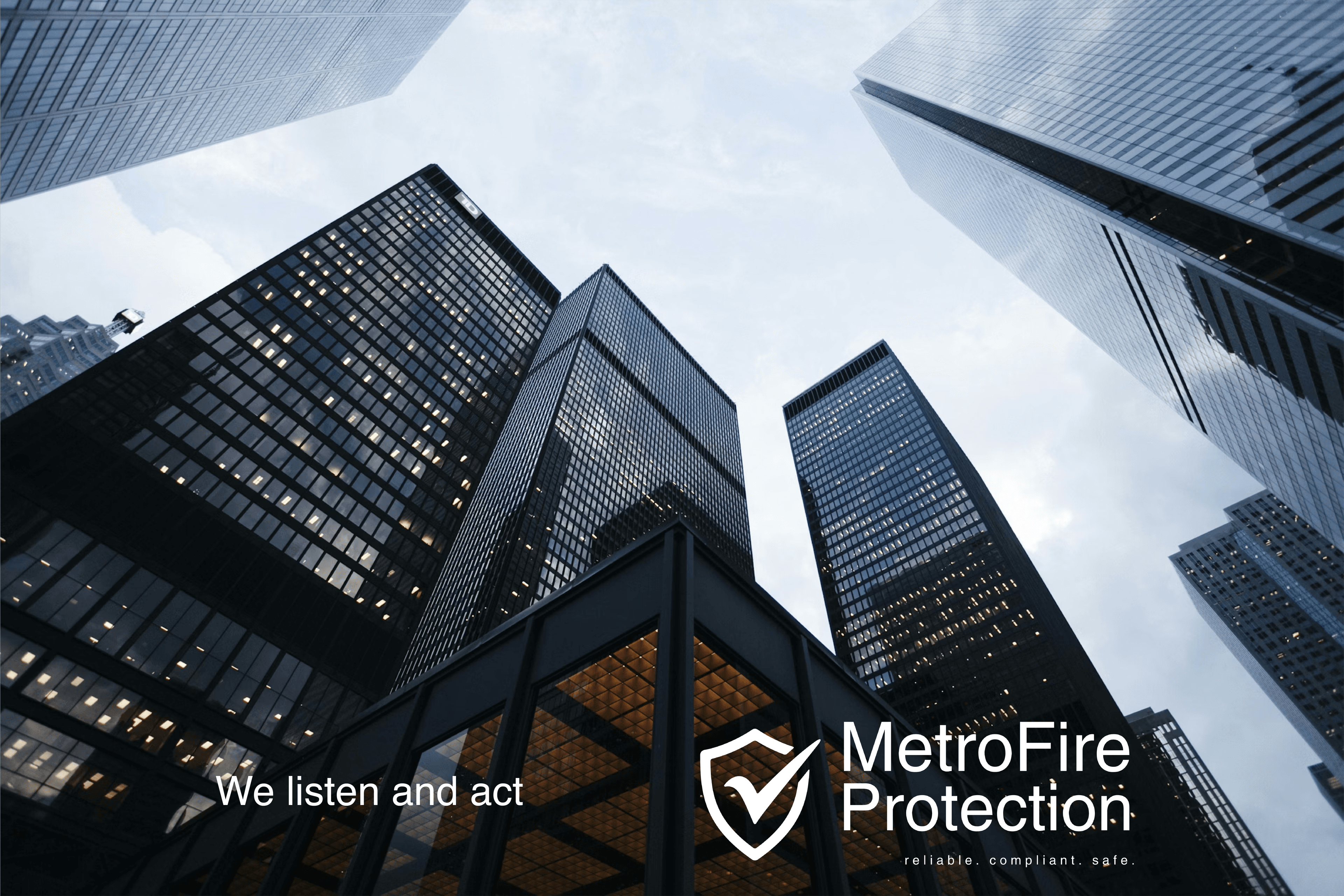 London City skyline — MetroFire Protection professional fire safety support